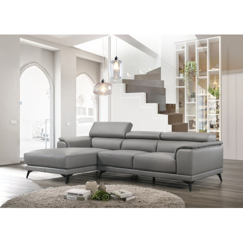Wayfair Grey Leather Sectionals You'll Love in 2024